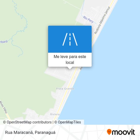 Rua Maracanã mapa