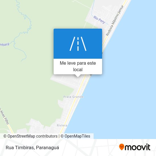 Rua Timbiras mapa