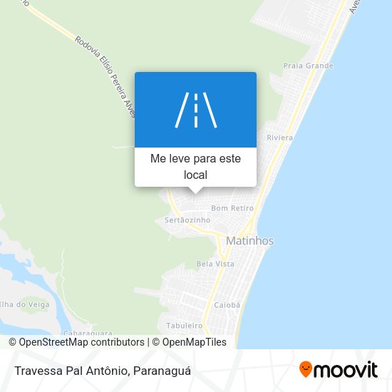 Travessa Pal Antônio mapa
