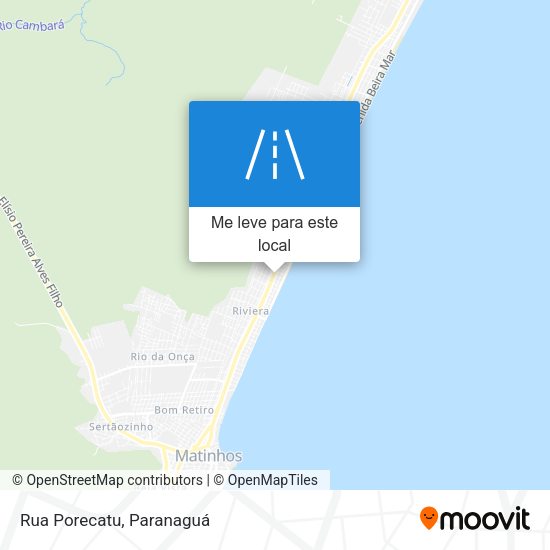Rua Porecatu mapa