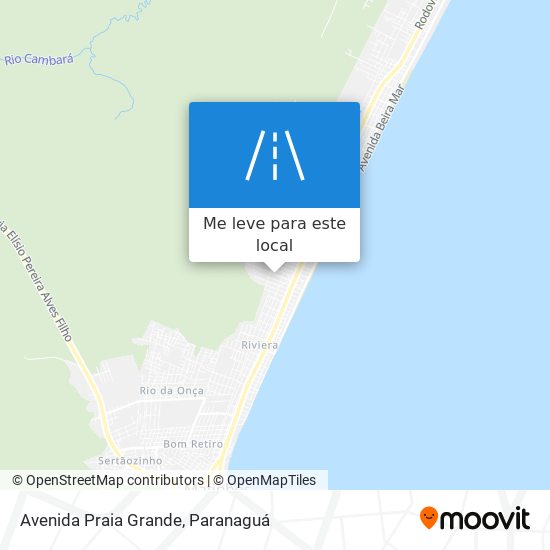 Avenida Praia Grande mapa