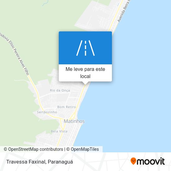 Travessa Faxinal mapa