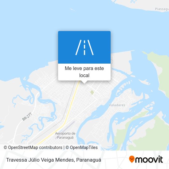Travessa Júlio Veiga Mendes mapa