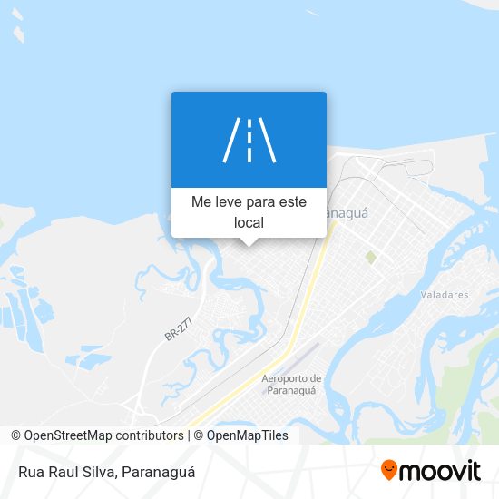 Rua Raul Silva mapa
