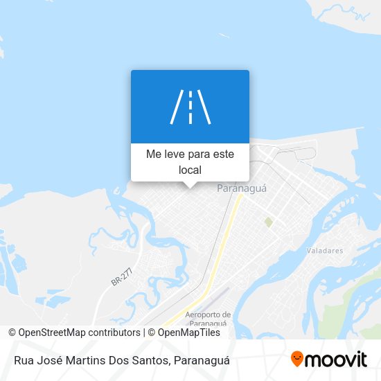 Rua José Martins Dos Santos mapa