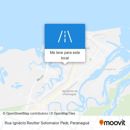 Rua Ignácio Reutter Sotomaior Pedr mapa