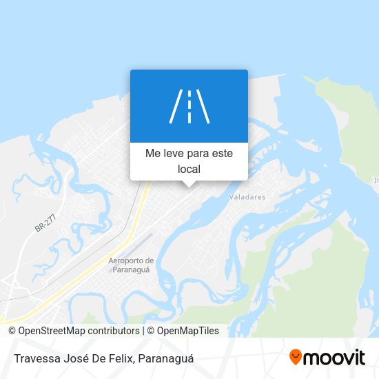 Travessa José De Felix mapa
