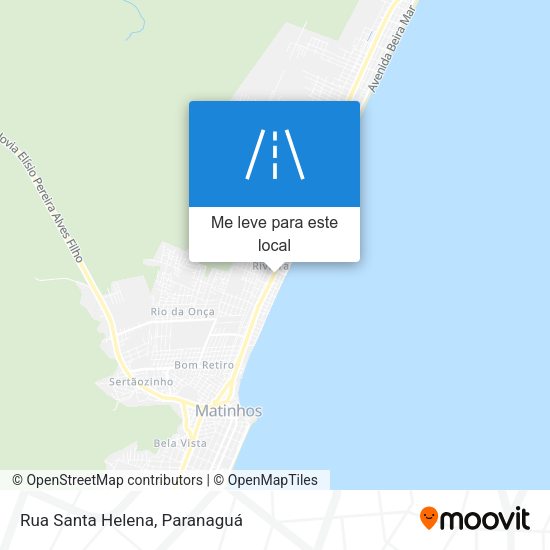 Rua Santa Helena mapa
