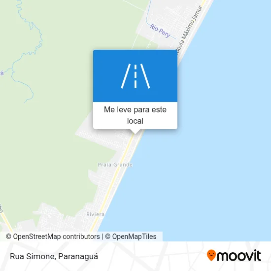 Rua Simone mapa