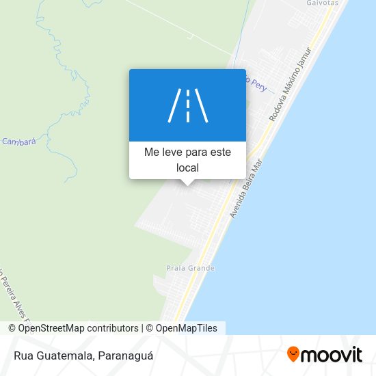 Rua Guatemala mapa