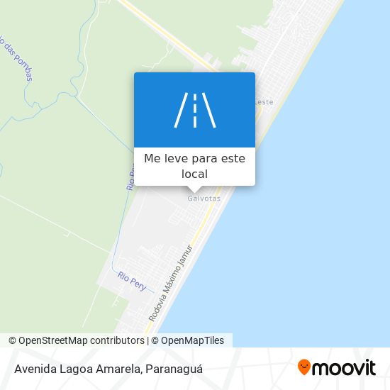 Avenida Lagoa Amarela mapa