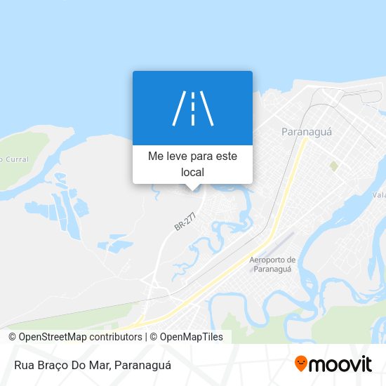 Rua Braço Do Mar mapa
