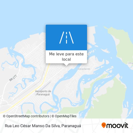 Rua Leo César Manso Da Silva mapa
