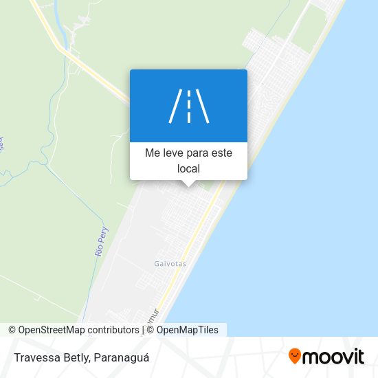 Travessa Betly mapa