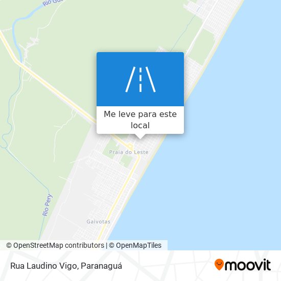 Rua Laudino Vigo mapa