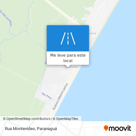 Rua Montevideo mapa