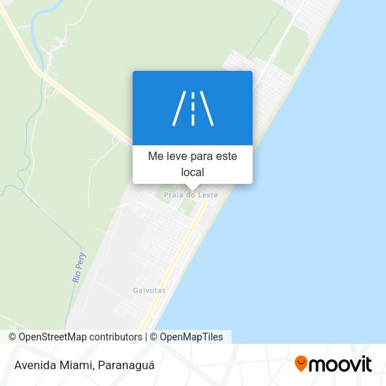 Avenida Miami mapa