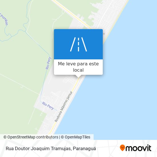 Rua Doutor Joaquim Tramujas mapa