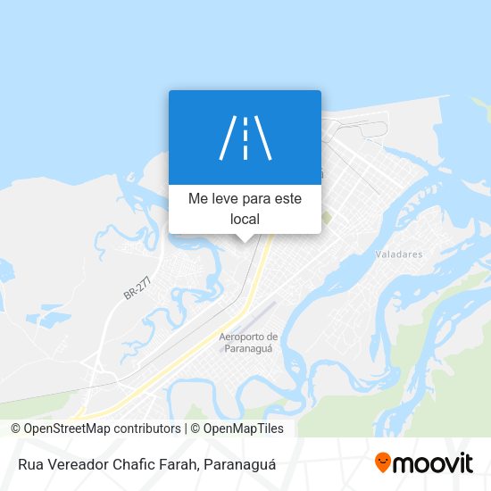 Rua Vereador Chafic Farah mapa