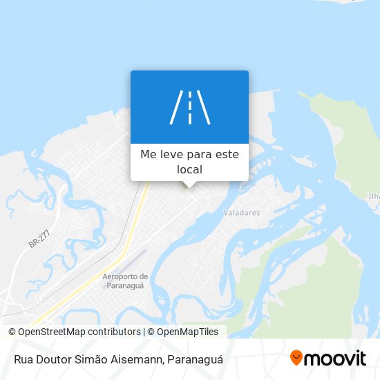 Rua Doutor Simão Aisemann mapa