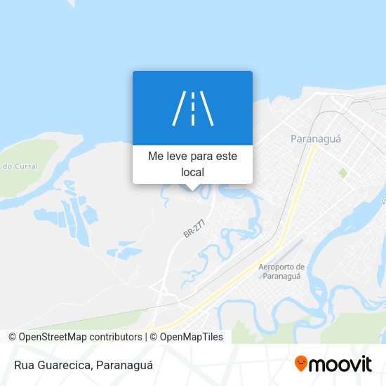 Rua Guarecica mapa