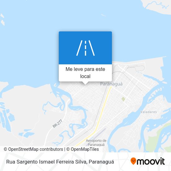 Rua Sargento Ismael Ferreira Silva mapa