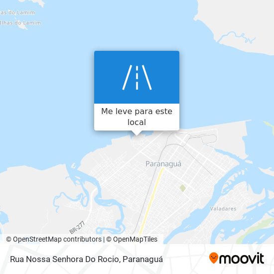 Rua Nossa Senhora Do Rocio mapa