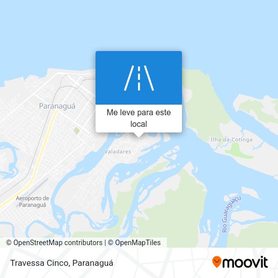Travessa Cinco mapa