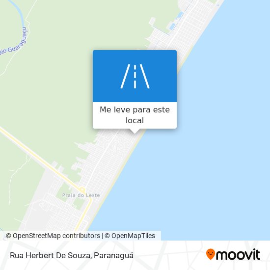 Rua Herbert De Souza mapa