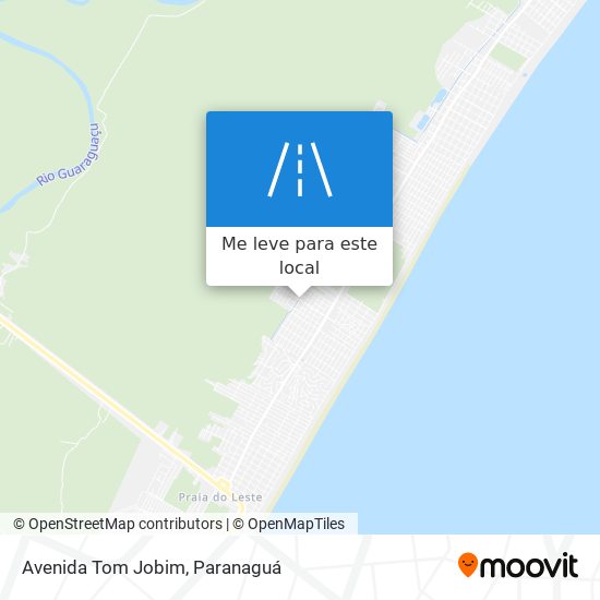 Avenida Tom Jobim mapa