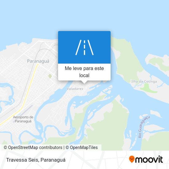 Travessa Seis mapa