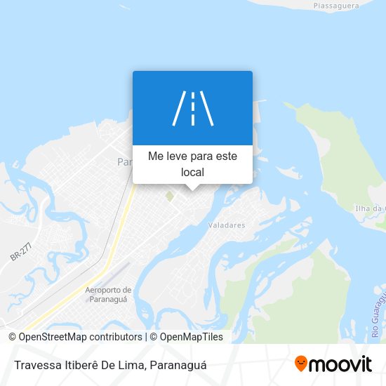 Travessa Itiberê De Lima mapa