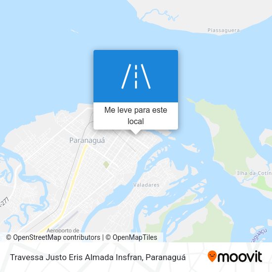 Travessa Justo Eris Almada Insfran mapa