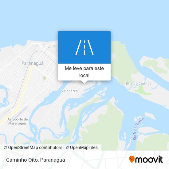 Caminho Oito mapa