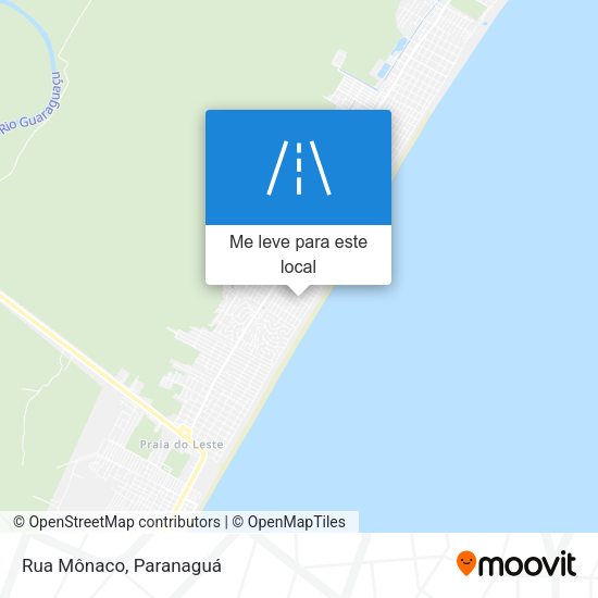 Rua Mônaco mapa