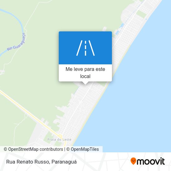Rua Renato Russo mapa