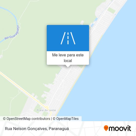 Rua Nelson Gonçalves mapa