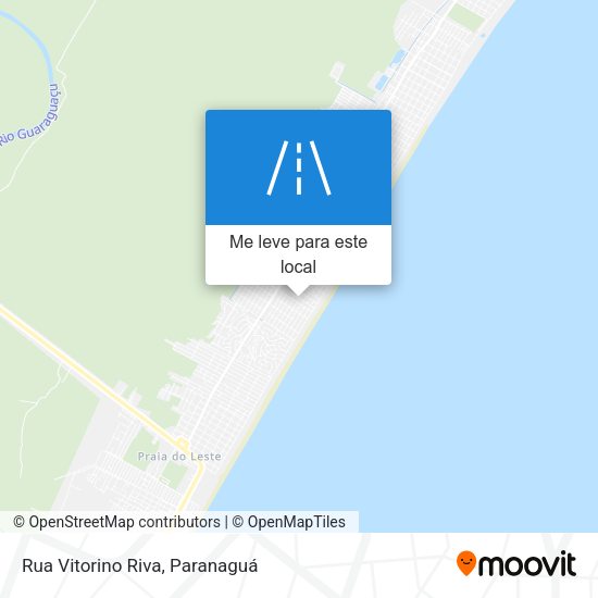 Rua Vitorino Riva mapa