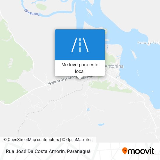Rua José Da Costa Amorin mapa