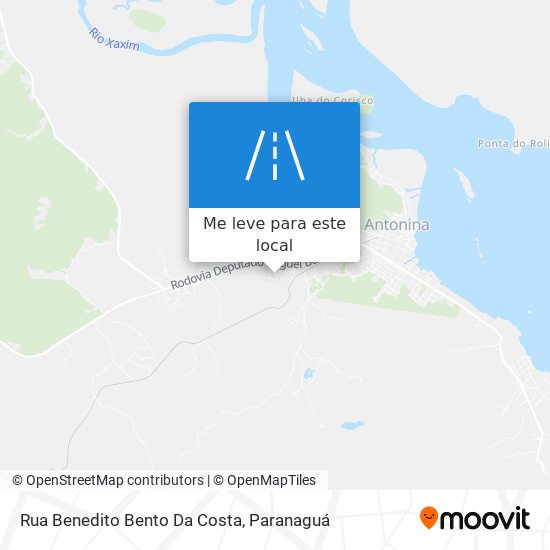 Rua Benedito Bento Da Costa mapa