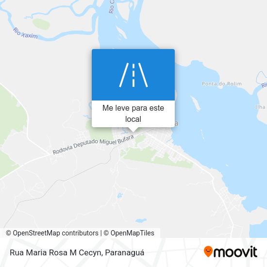 Rua Maria Rosa M Cecyn mapa