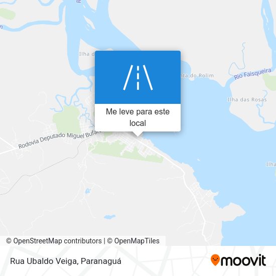 Rua Ubaldo Veiga mapa