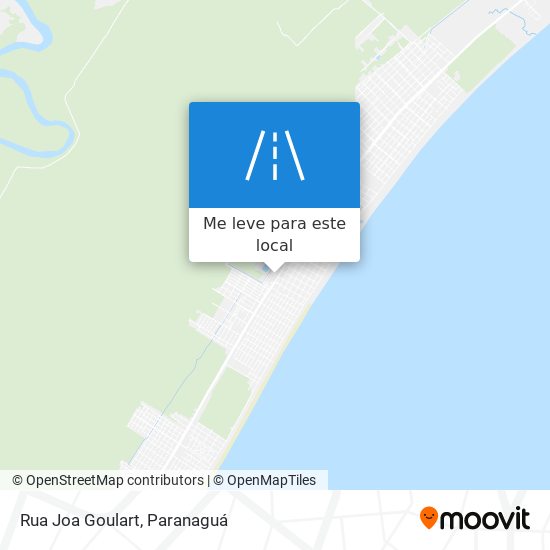 Rua Joa Goulart mapa