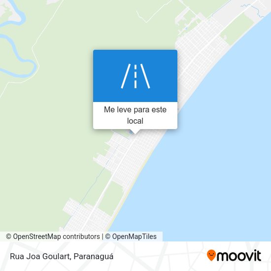 Rua Joa Goulart mapa