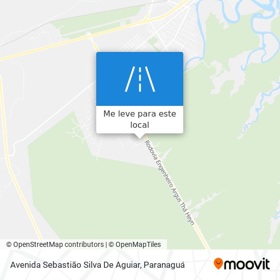 Avenida Sebastião Silva De Aguiar mapa