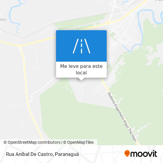 Rua Aníbal De Castro mapa