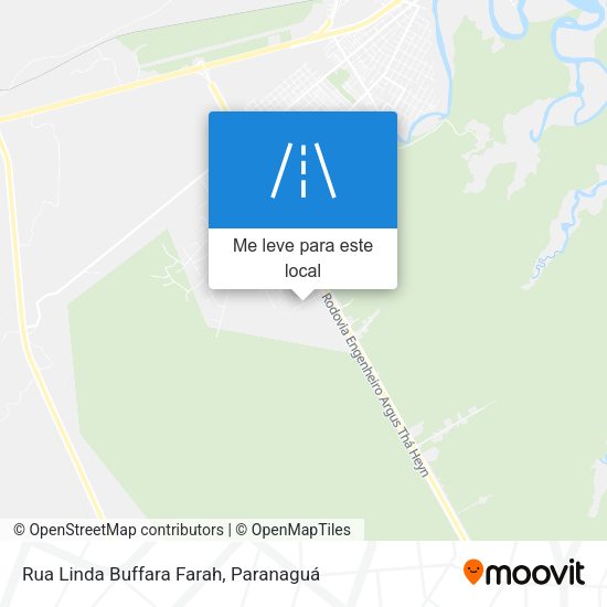 Rua Linda Buffara Farah mapa