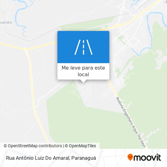 Rua Antônio Luiz Do Amaral mapa