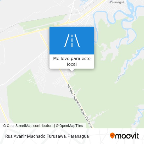 Rua Avanir Machado Furusawa mapa