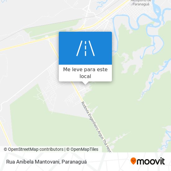 Rua Anibela Mantovani mapa